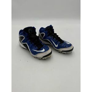 Nike Men's Size 7 Mid-Rise Swingman MVP 2 Baseball Cleats Air Mid Blue/Black